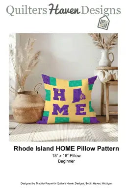 Rhode Island HOME Pillow Pattern