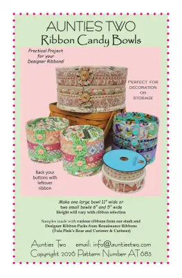 Ribbon Candy Bowls