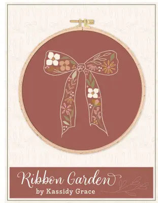 Ribbon Garden Embroidery Pattern