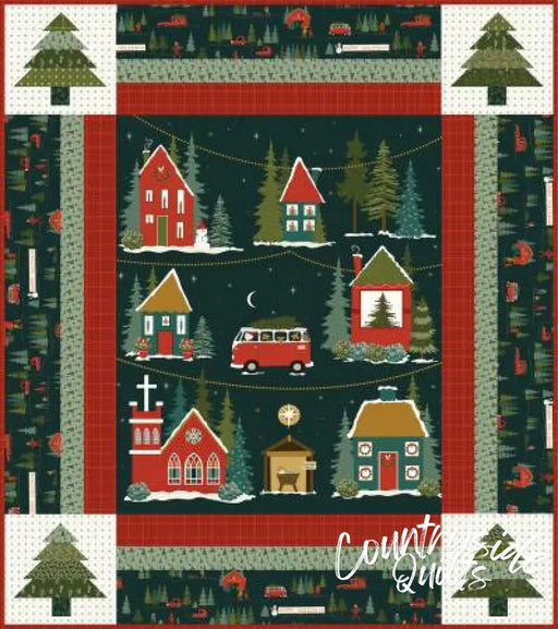 Riley Blake Designs Christmas Is in Town Panel Quilt Boxed