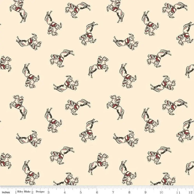 Riley Blake Designs Cowboys Cowboy Cream 44’’