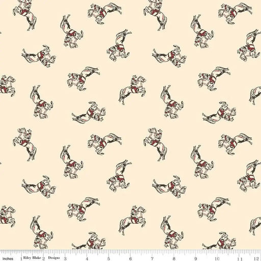Riley Blake Designs Cowboys Cowboy Cream 44’’