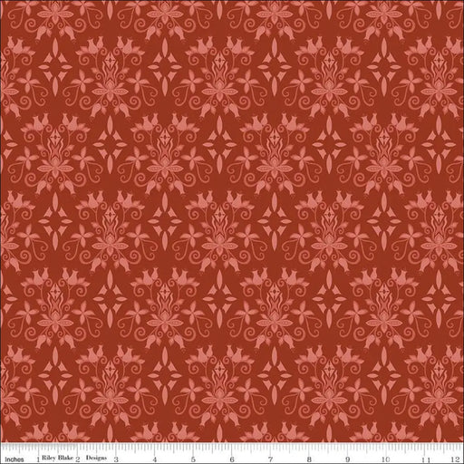 Riley Blake Designs Curated Blooms Damask Auburn 44’’