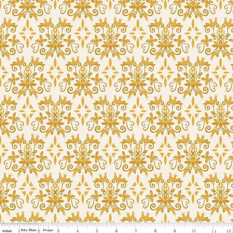 Riley Blake Designs Curated Blooms Damask Cream 44’’
