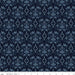 Riley Blake Designs Curated Blooms Damask Midnight 44’’