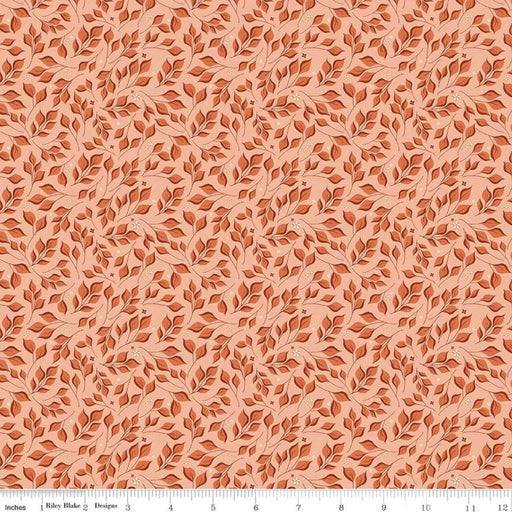 Riley Blake Designs Curated Blooms Leaves Blush 44’’