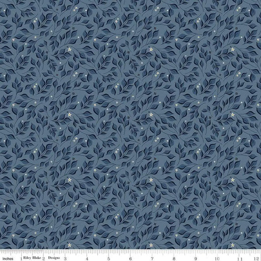 Riley Blake Designs Curated Blooms Leaves Stone 44’’