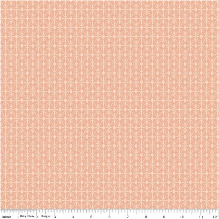 Riley Blake Designs Curated Blooms Mosaic Diamonds Blush