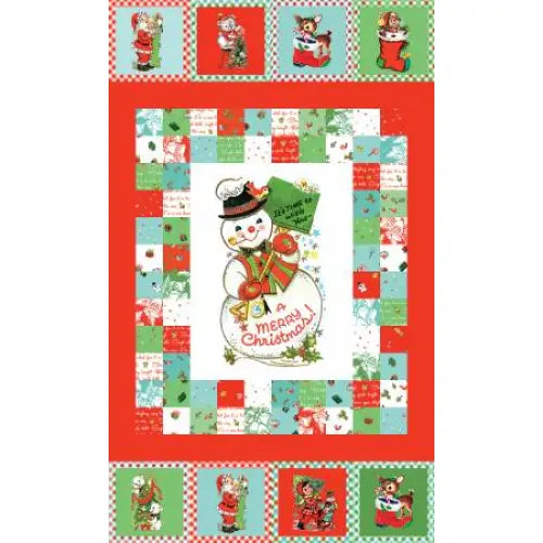 Riley Blake Designs Jingle Bells A Merry Christmas Panel