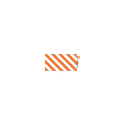 Riley Blake Designs Single-Fold Quilt Binding 1/8" Stripe Orange