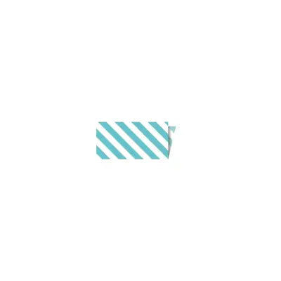 Riley Blake Designs Single-Fold Quilt Binding 1/8" Stripe Peacock