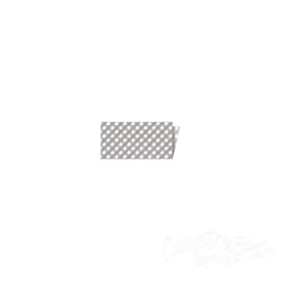 Riley Blake Designs Single-Fold Quilt Binding Micro Gingham Gray