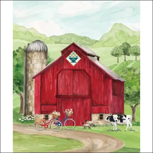 Riley Blake Designs Spring Barn Quilts Panel PD14335-PANEL