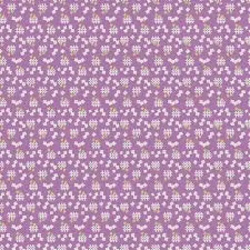 Riley Blake Designs Storytime 30s Fences Purple 44’’