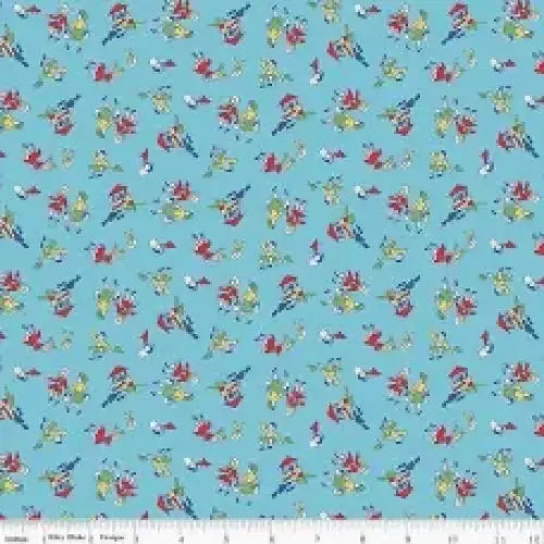 Riley Blake Designs Storytime 30s Jack and Jill Blue