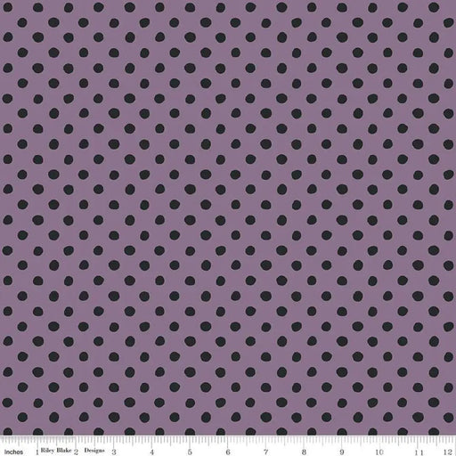 Riley Blake Designs - Trick or Treat Dots Plum 44’’ / 45’’