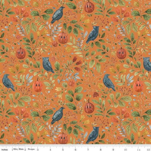 Riley Blake Designs - Trick or Treat Foliage Orange 44’’
