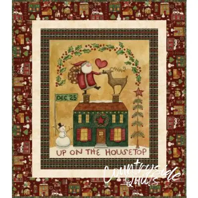 Riley Blake Designs Up on the Housetop Panel Quilt Boxed