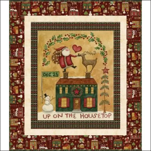 Riley Blake Designs Up on the Housetop Panel Quilt Boxed