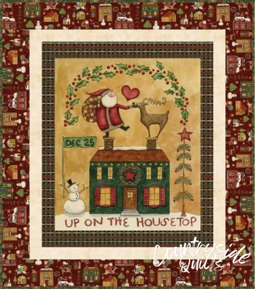 Riley Blake Designs Up on the Housetop Panel Quilt Boxed