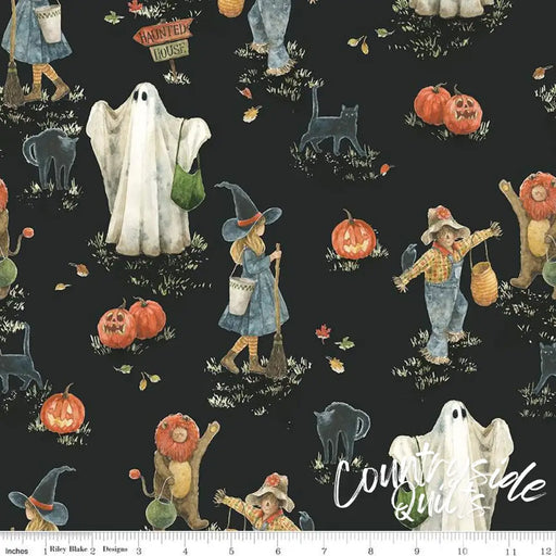 Riley Blake Designs - Trick or Treat Main Black 44’’ / 45’’