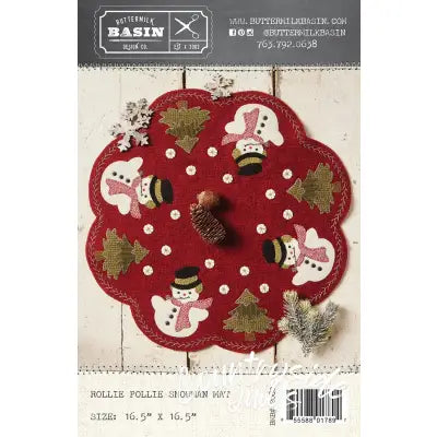 Rollie Pollie Snowman Mat