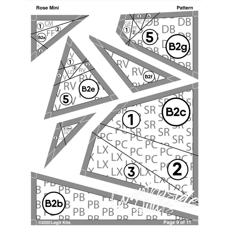 Rose Mini Pattern PT008