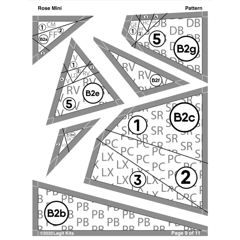 Rose Mini Pattern PT008