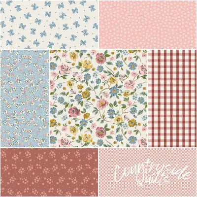 Rosewood 1 Yard Bundle Cream, 7pcs