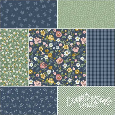 Rosewood 1 Yard Bundle Oxford, 7pcs