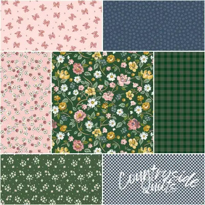 Rosewood 1 Yard Bundle Woodland, 7pcs
