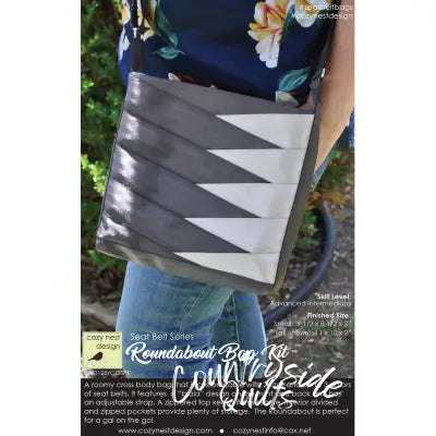 Roundabout Seat Belt Bag Kit in Rich Cocoa & Sand