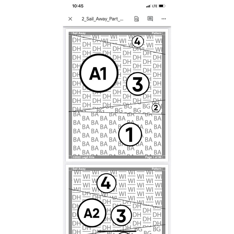 Sail Away Pattern PT038