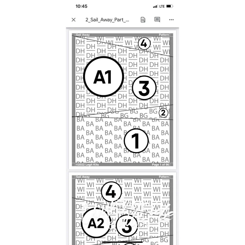 Sail Away Pattern PT038