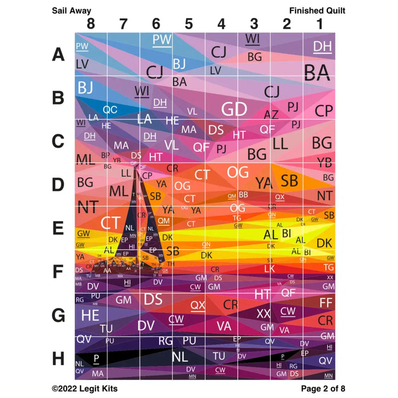 Sail Away Quilt Kit QK038