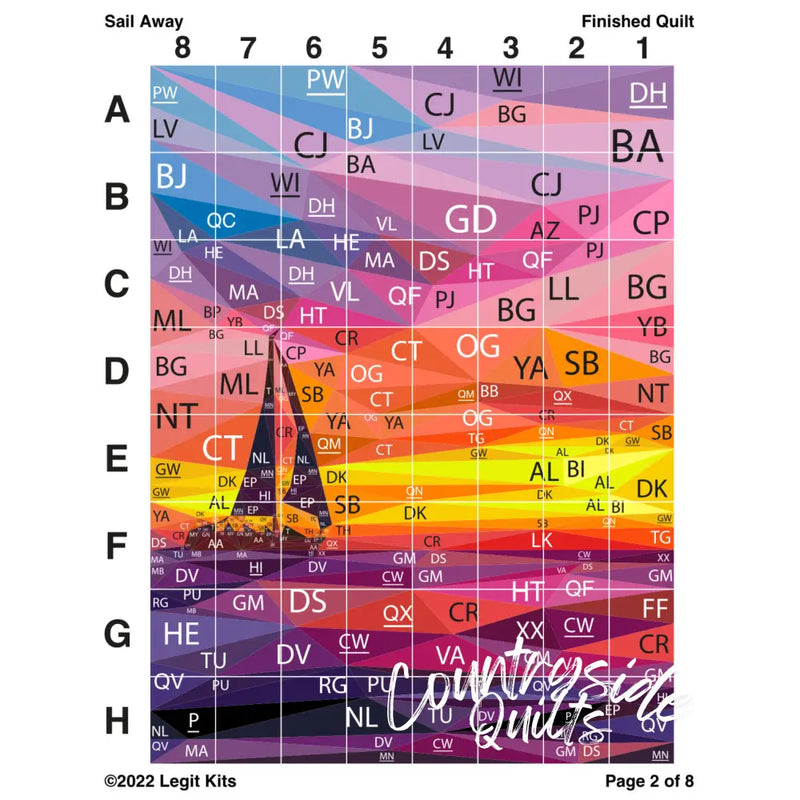 Sail Away Quilt Kit QK038