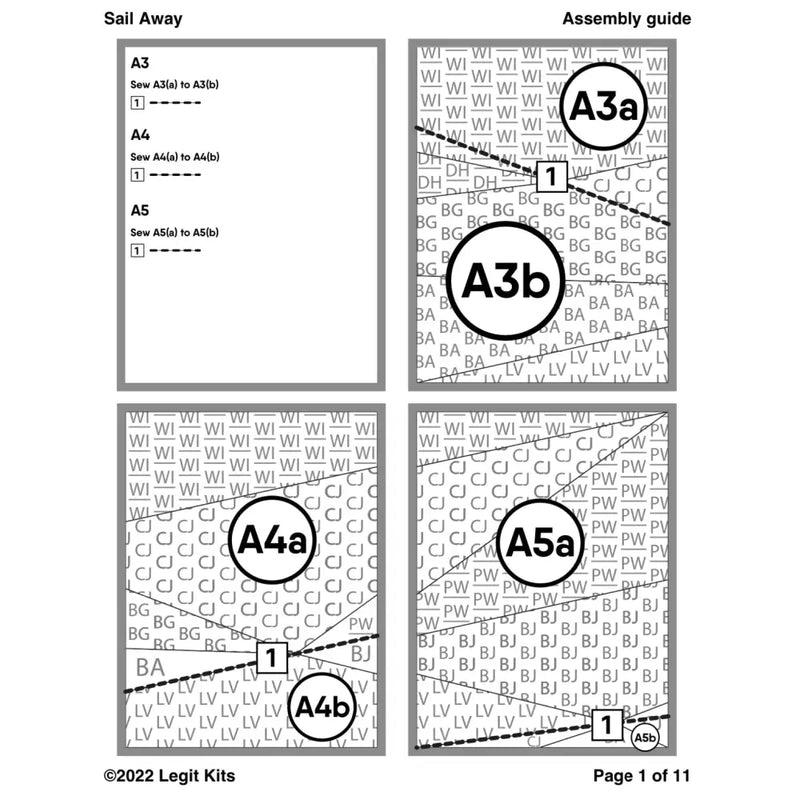 Sail Away Quilt Kit QK038