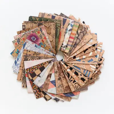 Sallie Tomato Fabric Sample Set – Cork: Prints & Specialty