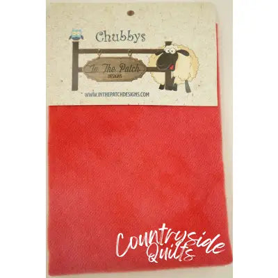 Salmon Wool Chubbys 16in Square Solid