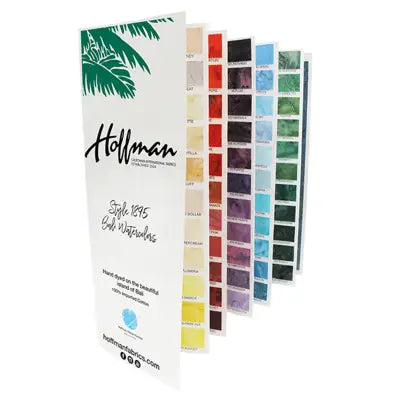 Sample Color Card 1895s Watercolor