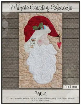 Santa Precut Fused Applique Pack