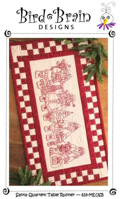 Santa Quartet! Machine Embroidery USB
