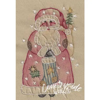 Santa With Sock Tea Dye