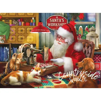 Santas Quilting Workshop 1000pc