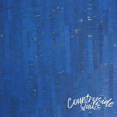 Sapphire Rustic Cork 1/2 Yard