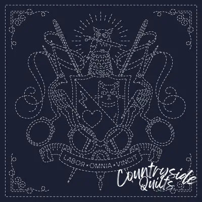 Sashiko Cloth Coat Of Arms