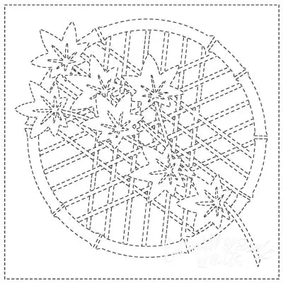 Sashiko Cloth Momiji - White