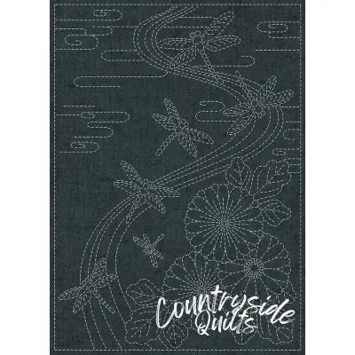 Sashiko Cloth-Yarn Dyed Nep Twilight Dragonfly Blue