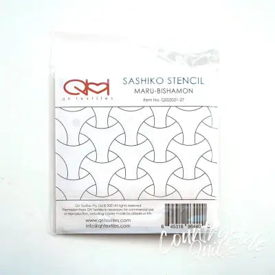 Sashiko Stencil Maru-Bishamon