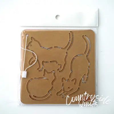 Sashiko Stencil Neko